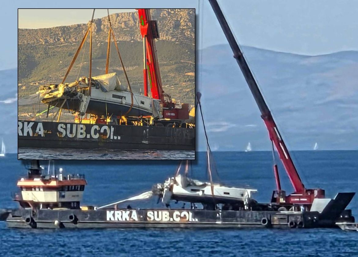 Nach mehr als drei Monaten geborgen: Wrack der tödlich verunglückten Segelyacht aus 60 Metern Tiefe gehoben