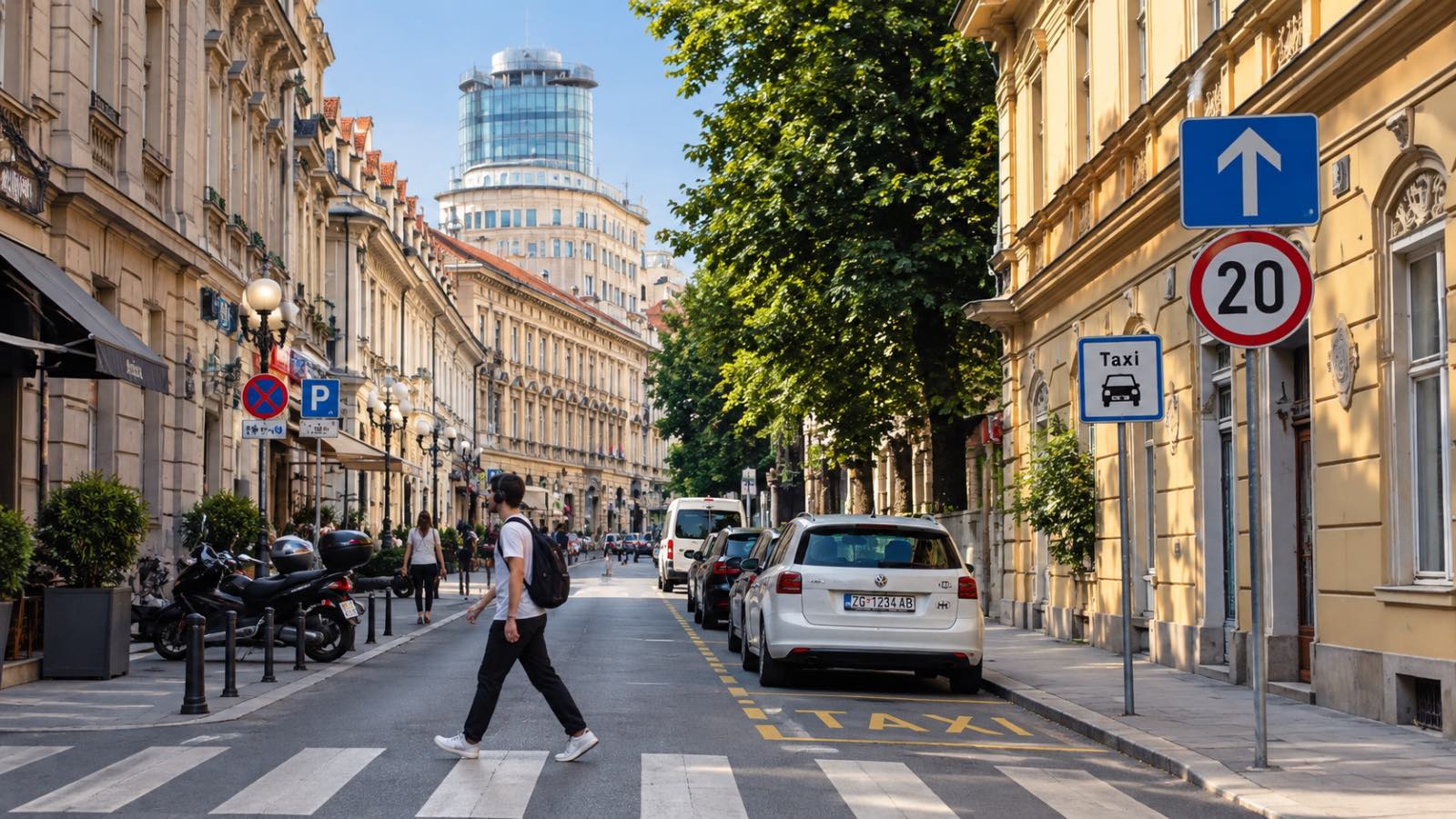 Zagreb sperrt mehrere Straßen: Temporäre Fußgängerzonen und ein autofreier Tag