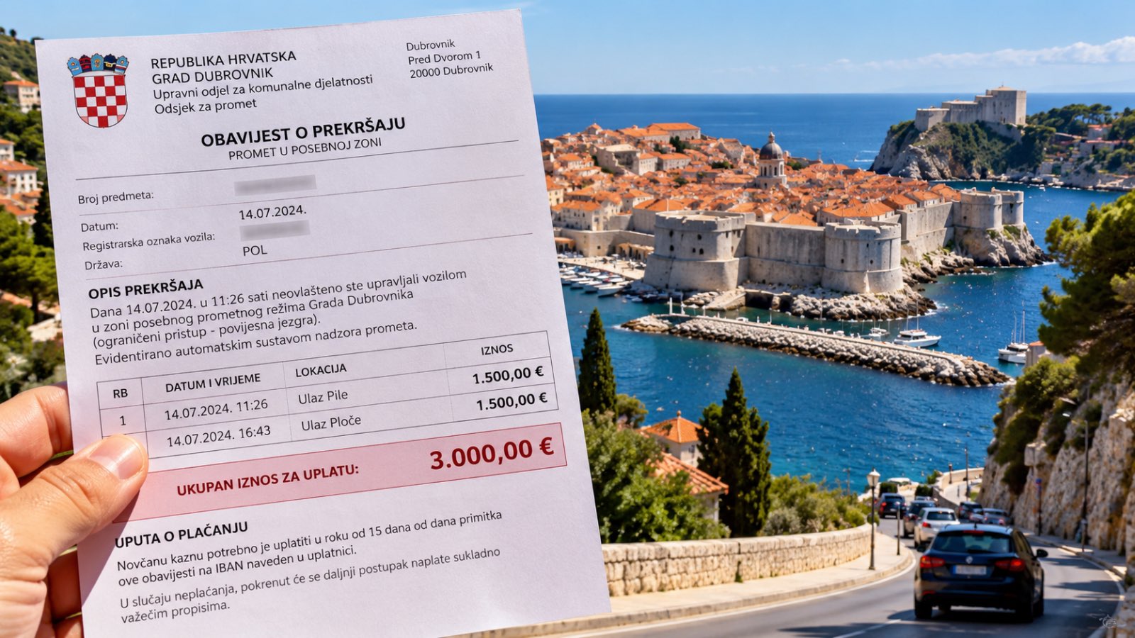 Bis zu 3.000 Euro Strafe nach Dubrovnik-Urlaub: Polnische Touristen sind empört