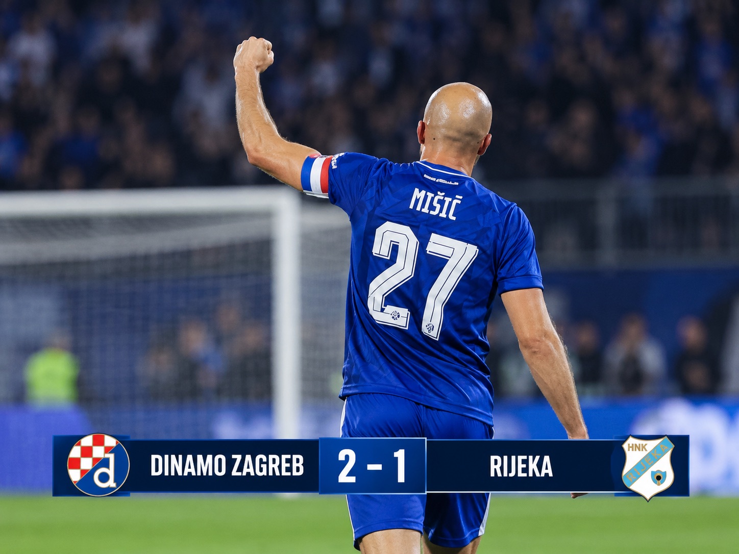 Dinamo schlägt Rijeka mit 2:1 – Hajduk bleibt Tabellenführer, Zagreb rückt näher