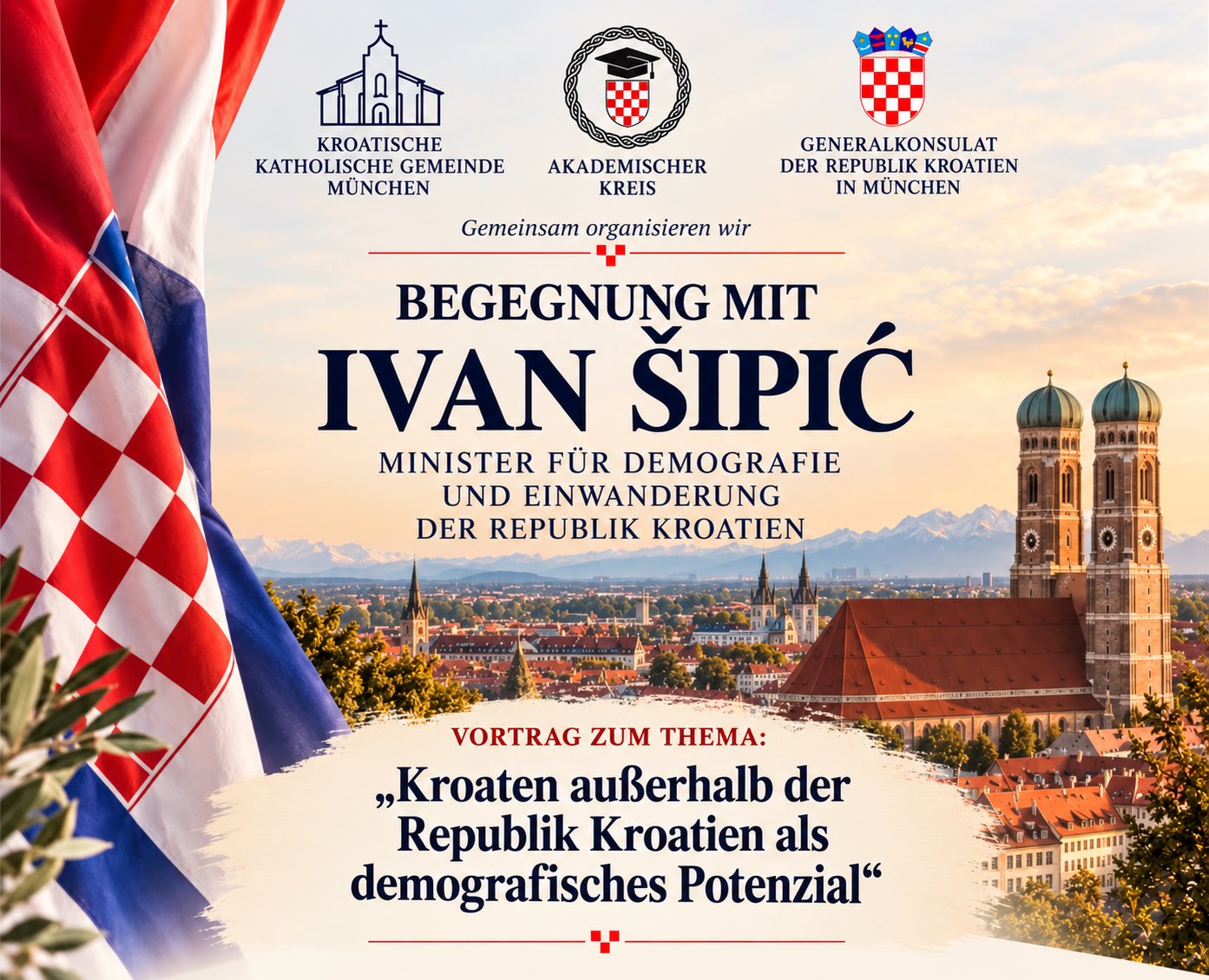 Kroatien will Auswanderer zurückholen: Demografieminister stellt Förderprogramme in München vor