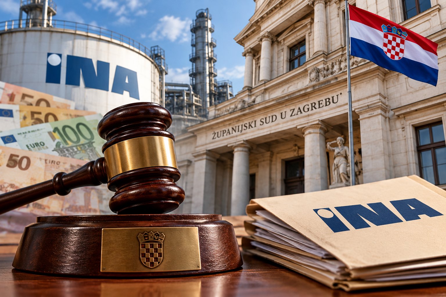 Gasaffäre bei INA: Kroatisches Gericht bestätigt Anklage wegen 160 Millionen Euro